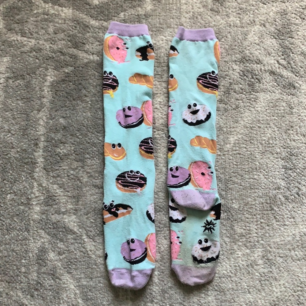 Women’s knee high donut socks